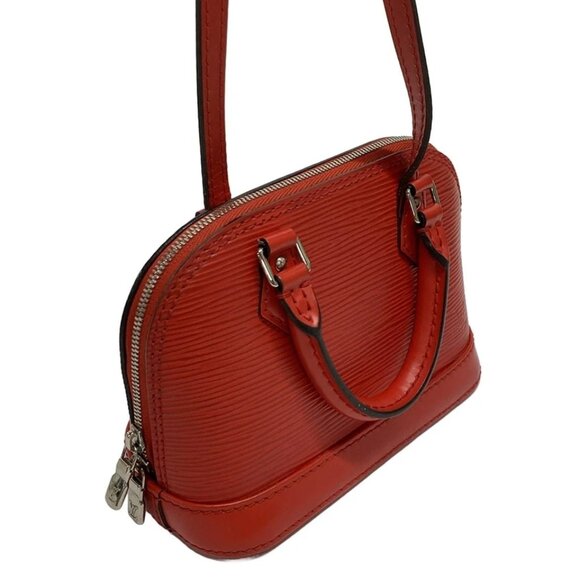 LOUIS VUITTON Nano Alma Coquelicot Epi Shoulder Bag 910-080925 - Picture 5 of 14